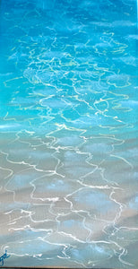 Water Study 1 - 10x20 Oil on Canvas