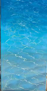 Water Study 2 - 10x20 Oil on Canvas