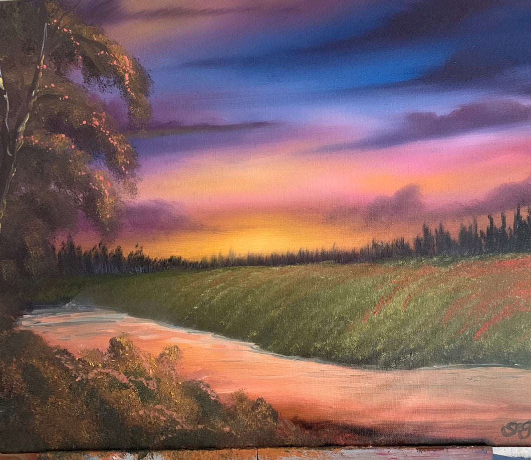 Quiet Creek - 16x20 Oil on Canvas