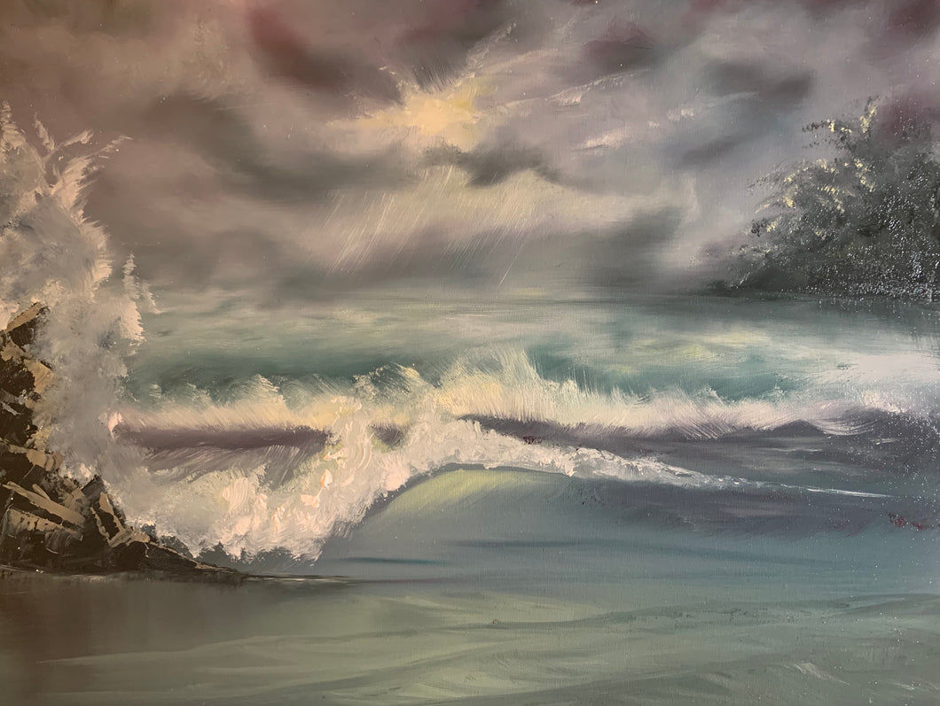 Storm Brewing - 16x20 Oil on Canvas