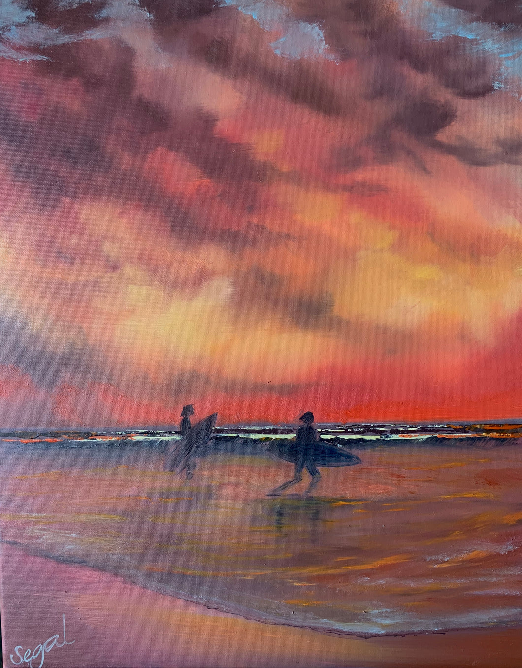One More Ride - 16x20 Oil on Canvas